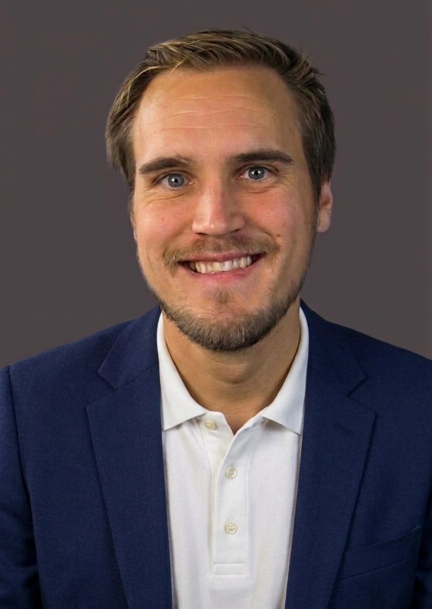 Portrett av Christian Stenshagen, daglig leder i Stenshagen Elevate AS